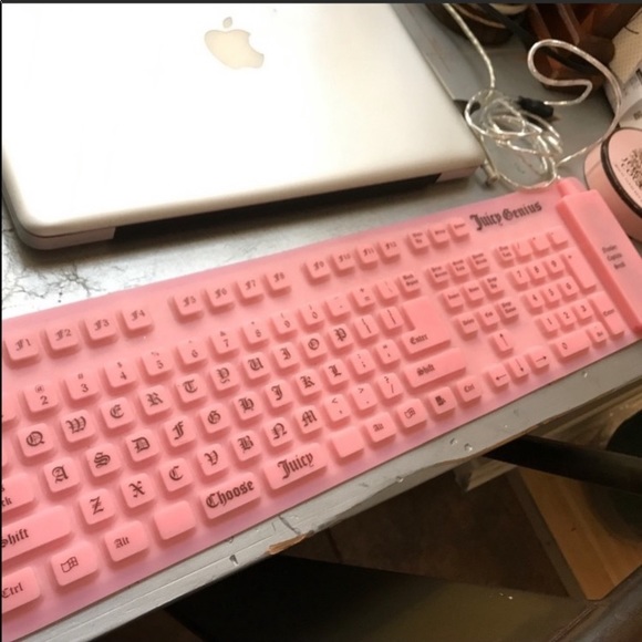 Juicy Couture Other - Juicy Couture Pink Y2K FEXI KEYBOARD TRAVEL SCHOOL WORK